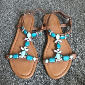 Jeweled Summer Sandals